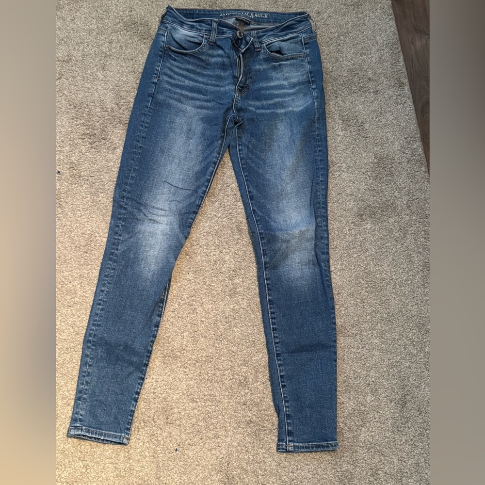 American Eagle Outfitters Blue Skinny Jeans